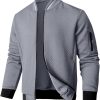 Mens Loose Fit Lightweight Jacket Casual Stylish bomber Jacket