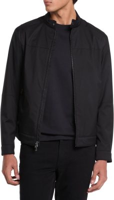 Men Nylon Racer Jacket