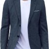 Men's Casual Sport Coat Blazer Two Buttons Lightweight Business Jackets