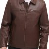 Men's  Faux Leather Jacket (Regular, Big & Tall Sizes)